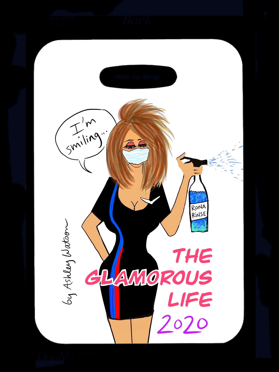The Glam Life Bagtag - Style 2