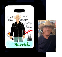 Load image into Gallery viewer, Specialty Custom Male-2 tags with 2 designs
