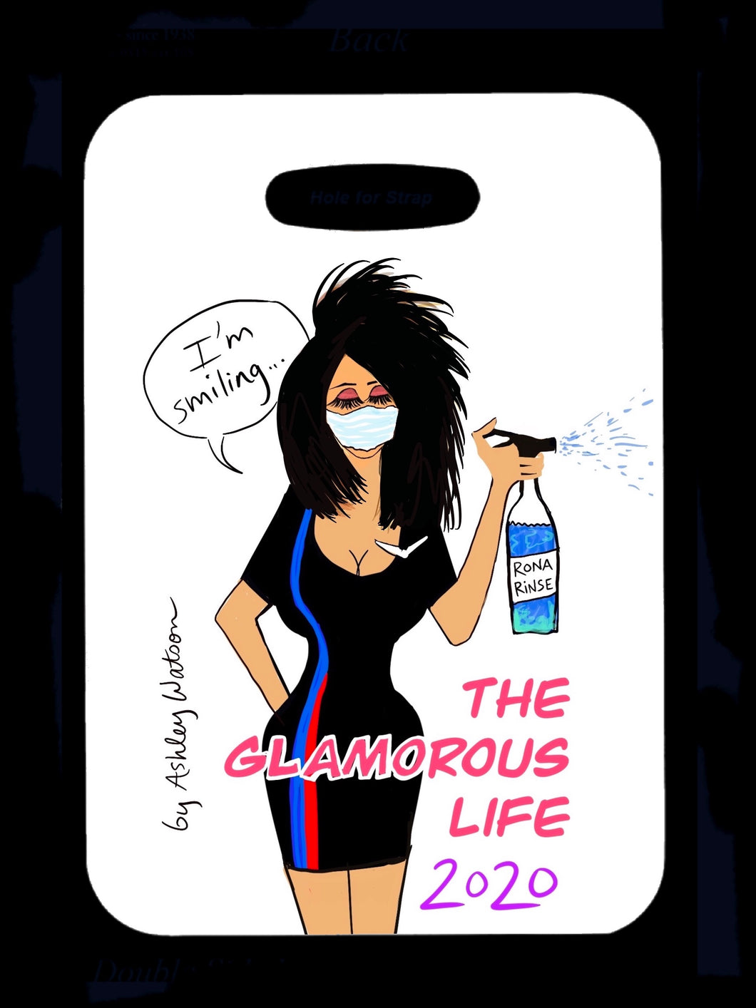The Glam Life Bagtag - Style 4