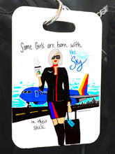 Load image into Gallery viewer, ‘’CUSTOM’’ Bagtag - Some girls are born with...
