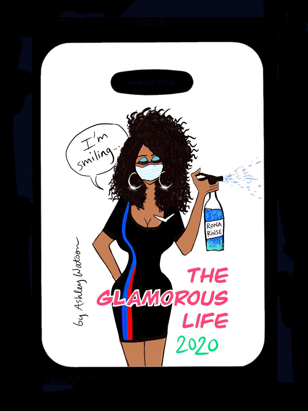 The Glam Life Bagtag - style 1