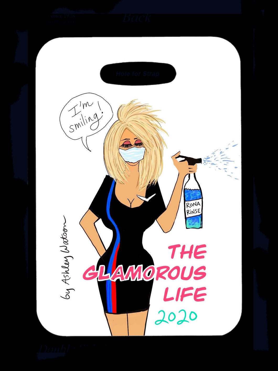The Glam Life Bagtag - Style 3